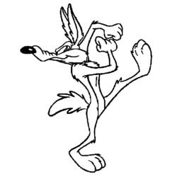 Disegno da colorare: Coyote (Animali) #4479 - Pagine da Colorare Stampabili Gratuite