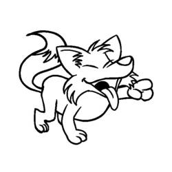 Disegno da colorare: Coyote (Animali) #4491 - Pagine da Colorare Stampabili Gratuite