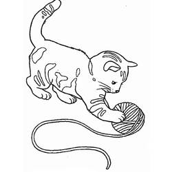 Disegno da colorare: Gatto (Animali) #1768 - Pagine da Colorare Stampabili Gratuite