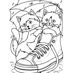 Disegno da colorare: Gatto (Animali) #1800 - Pagine da Colorare Stampabili Gratuite