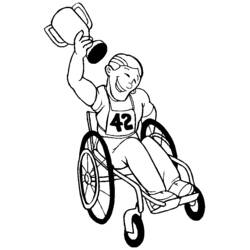 Disegno da colorare: Disabilitato (Caratteri) #98417 - Pagine da Colorare Stampabili Gratuite