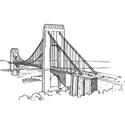 Disegno da colorare: Ponte (Edifici e architettura) #62888 - Pagine da Colorare Stampabili Gratuite