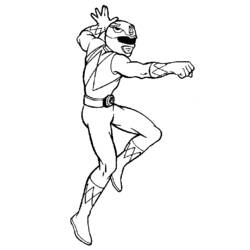 Disegno da colorare: Power Ranger (Supereroe) #50060 - Pagine da Colorare Stampabili Gratuite