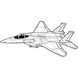 Disegno da colorare: aereo militare (Trasporto) #141038 - Pagine da Colorare Stampabili Gratuite