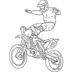 Disegno da colorare: Motocross (Trasporto) #136517 - Pagine da Colorare Stampabili Gratuite