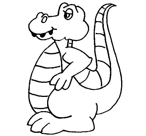 Disegno da colorare: Alligatore (Animali) #388 - Pagine da Colorare Stampabili Gratuite