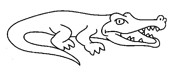 Disegno da colorare: Alligatore (Animali) #413 - Pagine da Colorare Stampabili Gratuite