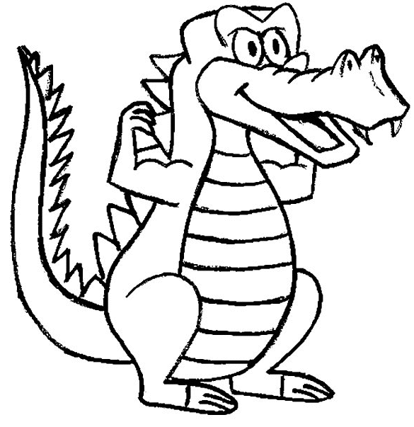 Disegno da colorare: Alligatore (Animali) #442 - Pagine da Colorare Stampabili Gratuite