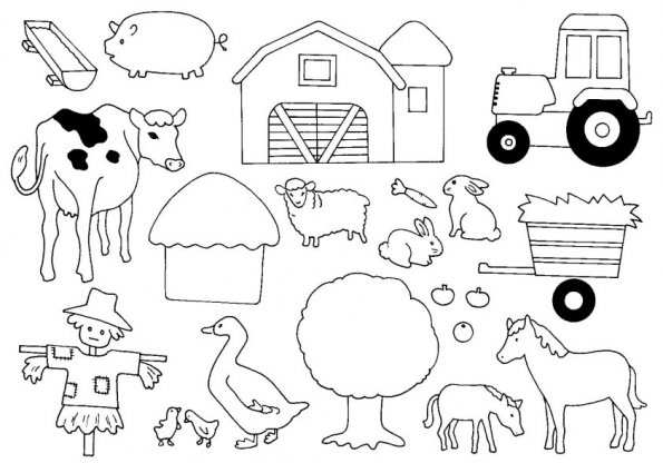 Disegno da colorare: Animali da fattoria (Animali) #21388 - Pagine da Colorare Stampabili Gratuite