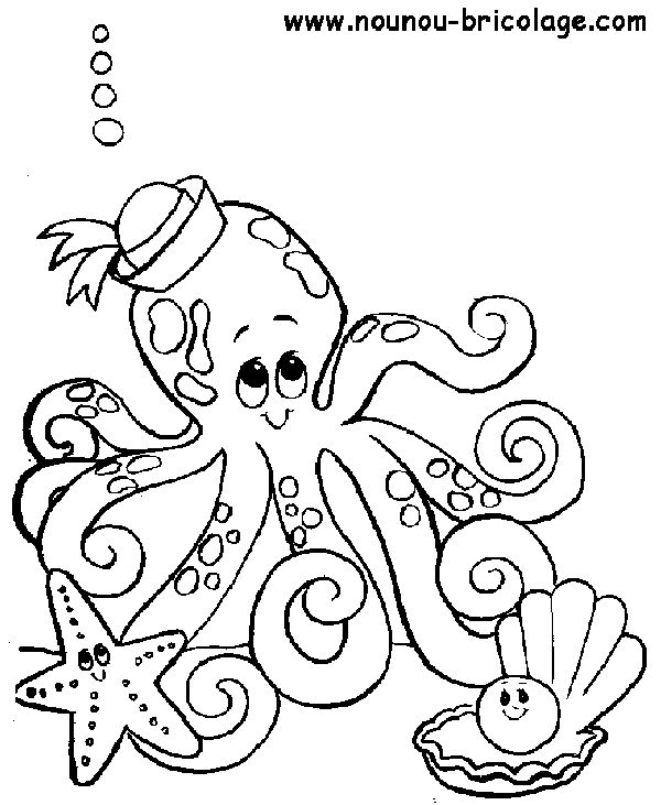 Disegno da colorare: animali marini (Animali) #21983 - Pagine da Colorare Stampabili Gratuite