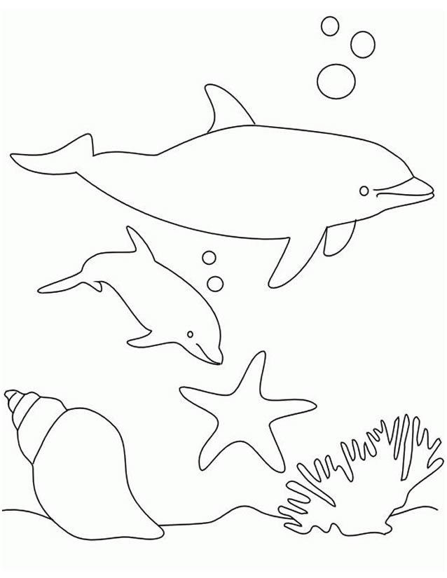 Disegno da colorare: animali marini (Animali) #22018 - Pagine da Colorare Stampabili Gratuite