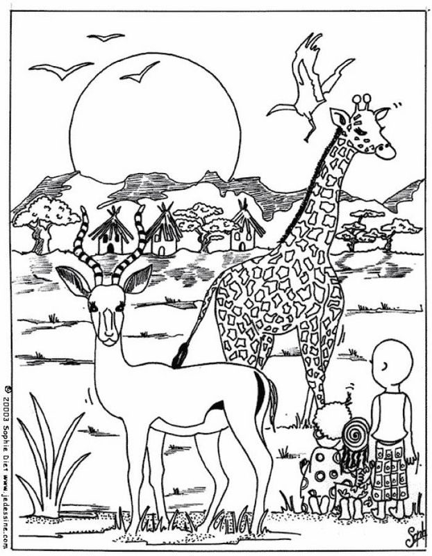 Disegno da colorare: Animali selvaggi/della giungla (Animali) #21305 - Pagine da Colorare Stampabili Gratuite