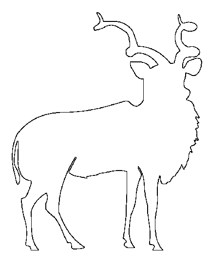 Disegno da colorare: Antilope (Animali) #22658 - Pagine da Colorare Stampabili Gratuite
