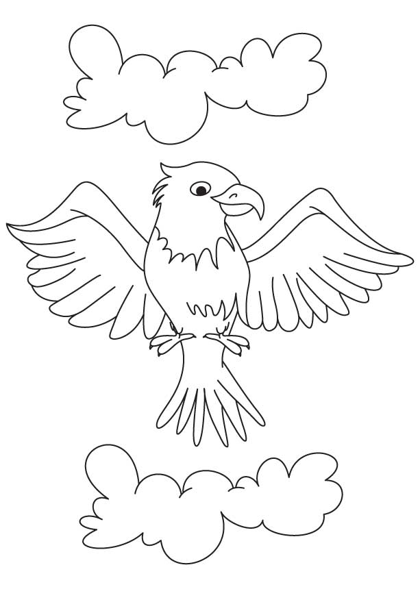 Disegno da colorare: Aquila (Animali) #306 - Pagine da Colorare Stampabili Gratuite