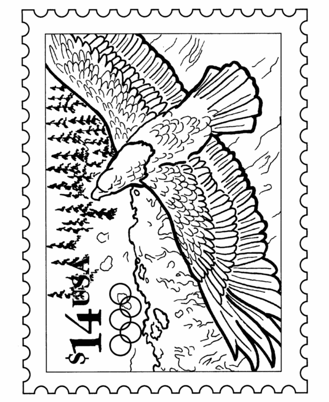 Disegno da colorare: Aquila (Animali) #320 - Pagine da Colorare Stampabili Gratuite