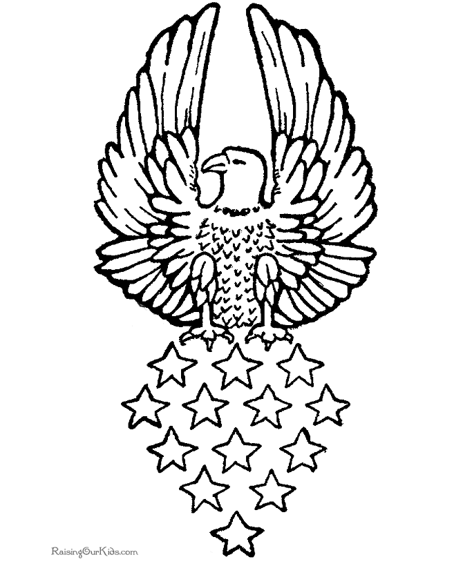 Disegno da colorare: Aquila (Animali) #327 - Pagine da Colorare Stampabili Gratuite