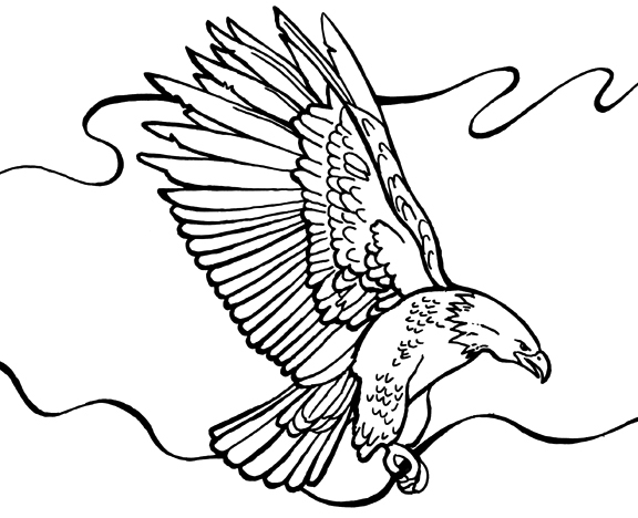 Disegno da colorare: Aquila (Animali) #333 - Pagine da Colorare Stampabili Gratuite