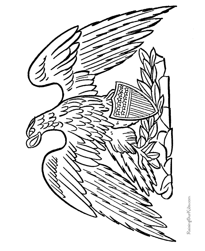 Disegno da colorare: Aquila (Animali) #337 - Pagine da Colorare Stampabili Gratuite