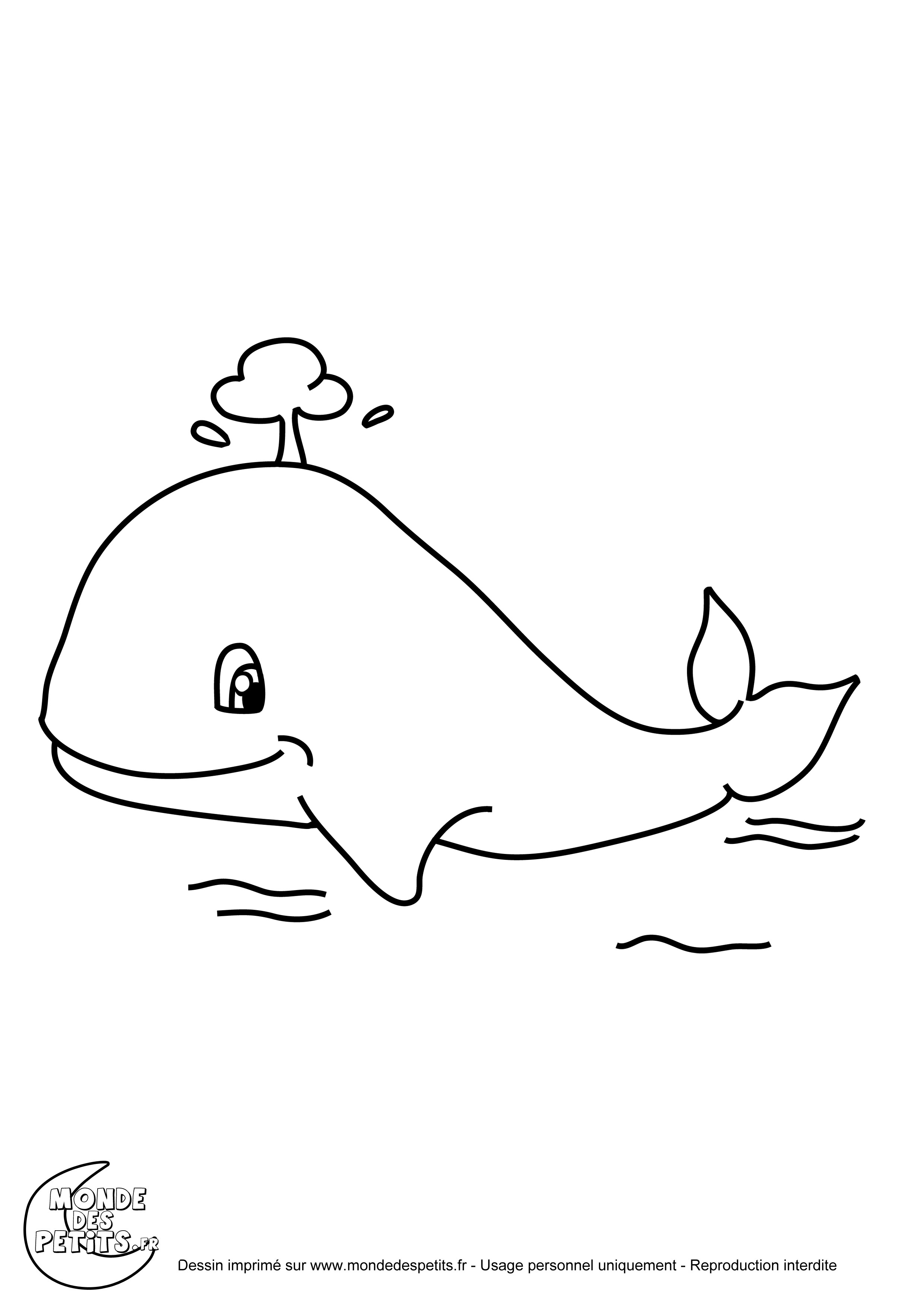 Disegno da colorare: Balena (Animali) #942 - Pagine da Colorare Stampabili Gratuite