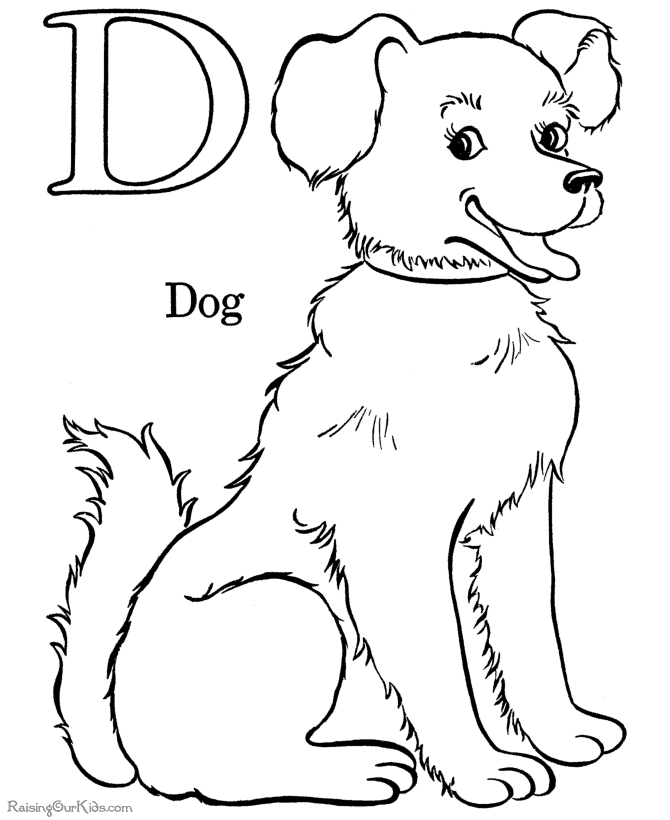 Disegno da colorare: Cane (Animali) #10 - Pagine da Colorare Stampabili Gratuite