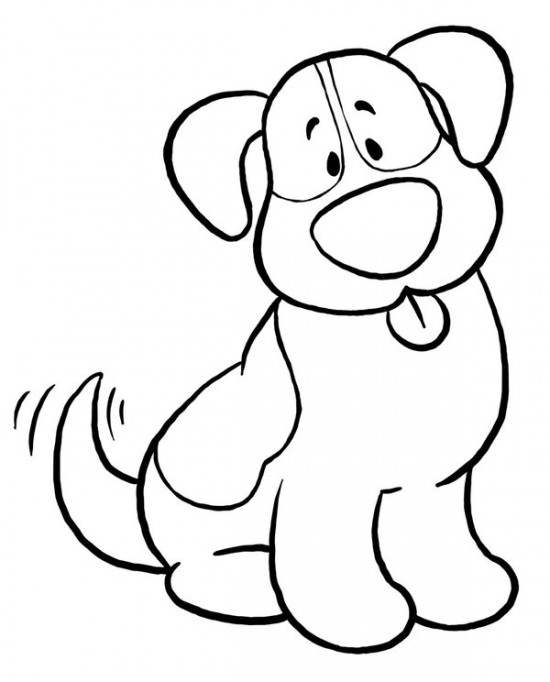Disegno da colorare: Cane (Animali) #17 - Pagine da Colorare Stampabili Gratuite