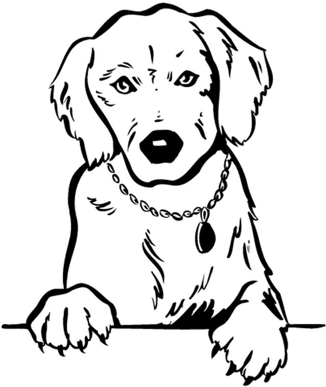 Disegno da colorare: Cane (Animali) #18 - Pagine da Colorare Stampabili Gratuite
