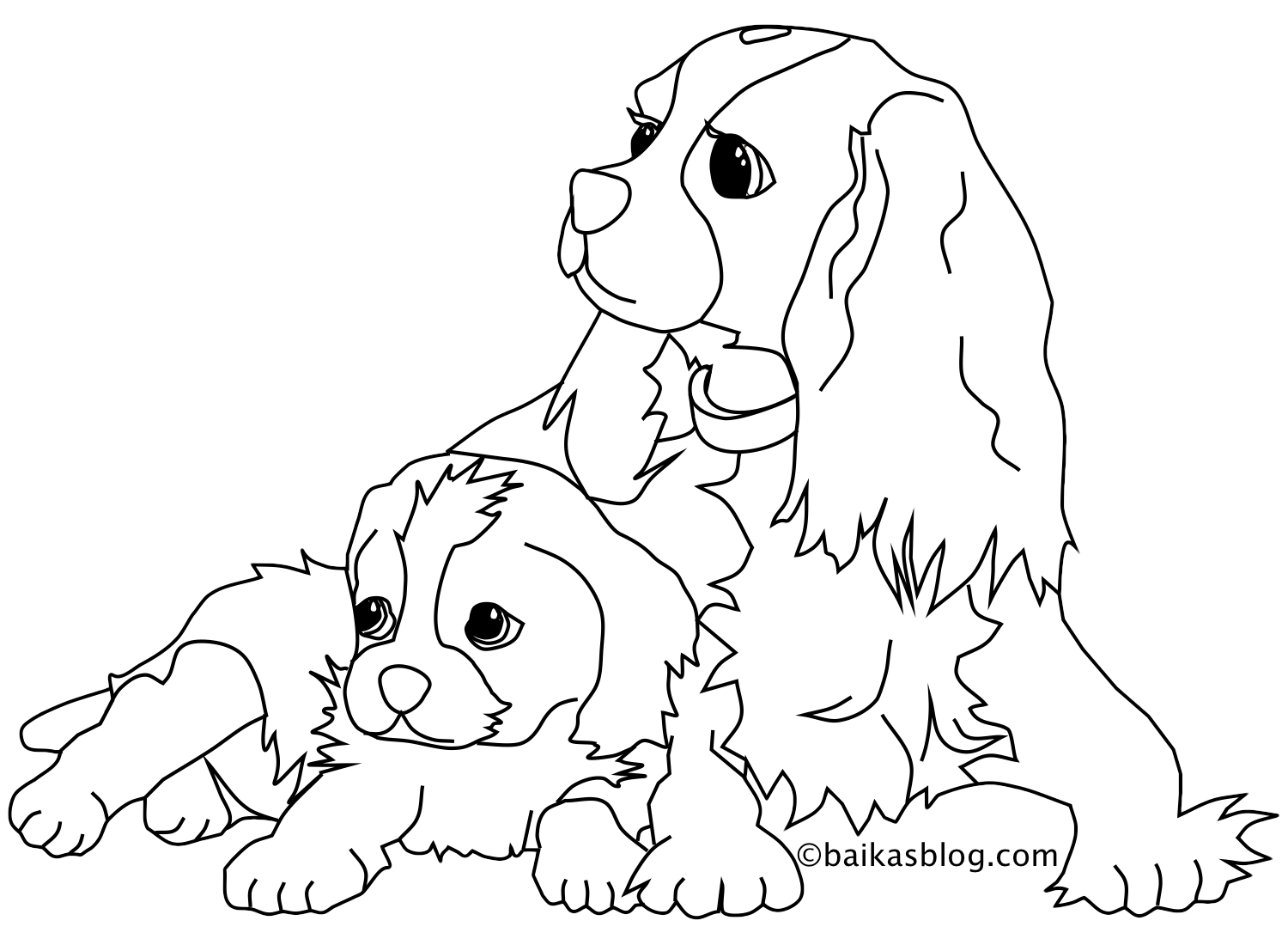 Disegno da colorare: Cane (Animali) #25 - Pagine da Colorare Stampabili Gratuite