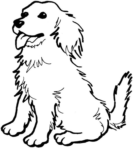 Disegno da colorare: Cane (Animali) #3091 - Pagine da Colorare Stampabili Gratuite