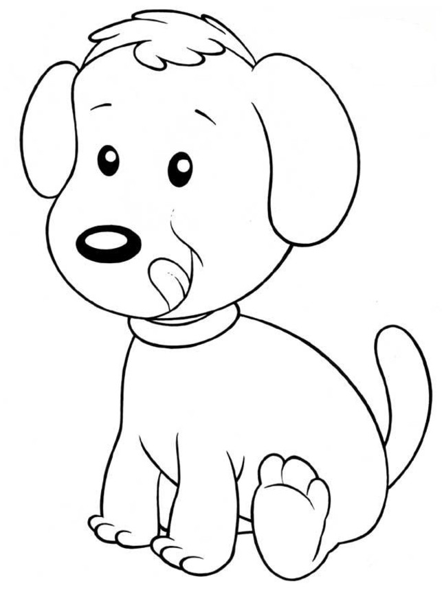 Disegno da colorare: Cane (Animali) #3097 - Pagine da Colorare Stampabili Gratuite