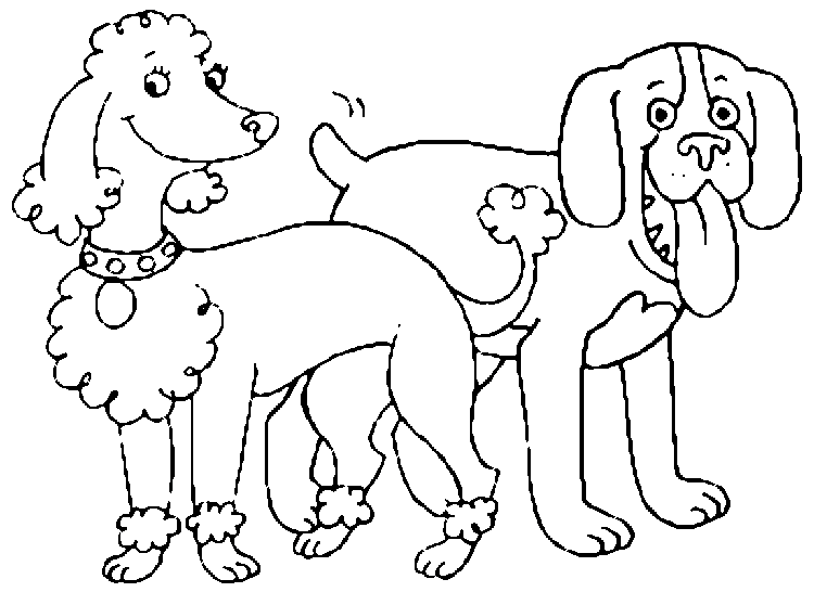 Disegno da colorare: Cane (Animali) #3152 - Pagine da Colorare Stampabili Gratuite