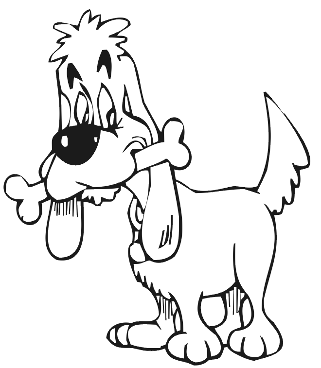Disegno da colorare: Cane (Animali) #52 - Pagine da Colorare Stampabili Gratuite