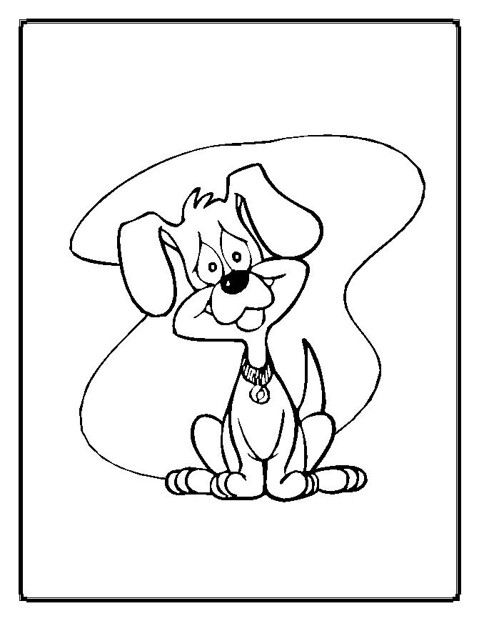 Disegno da colorare: Cane (Animali) #63 - Pagine da Colorare Stampabili Gratuite