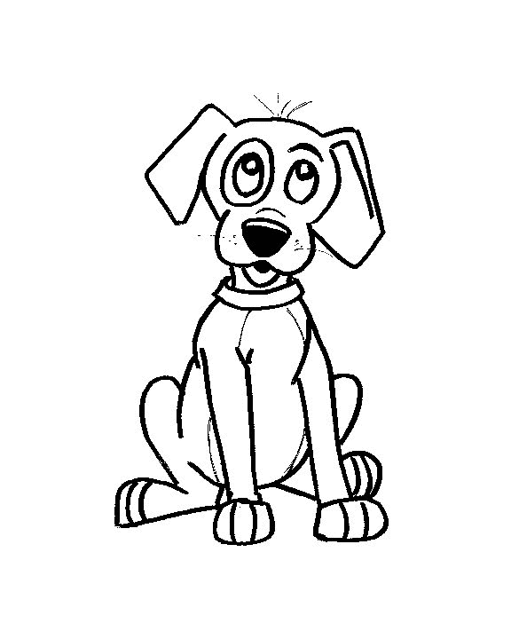 Disegno da colorare: Cane (Animali) #72 - Pagine da Colorare Stampabili Gratuite