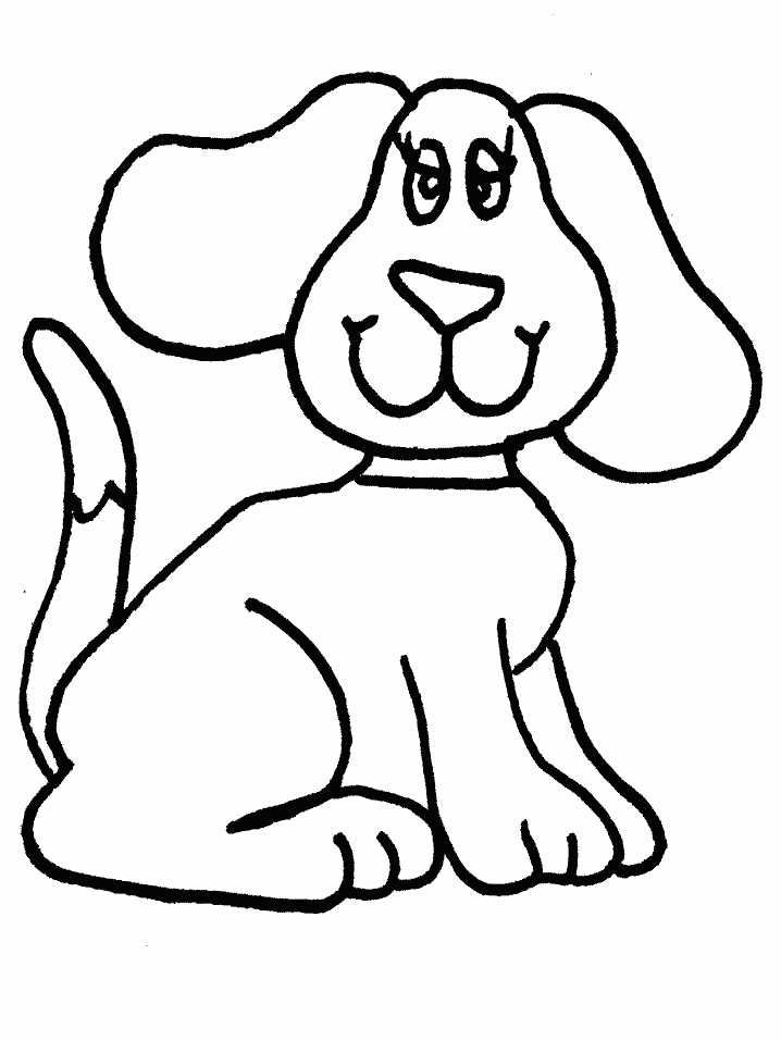 Disegno da colorare: Cane (Animali) #8 - Pagine da Colorare Stampabili Gratuite