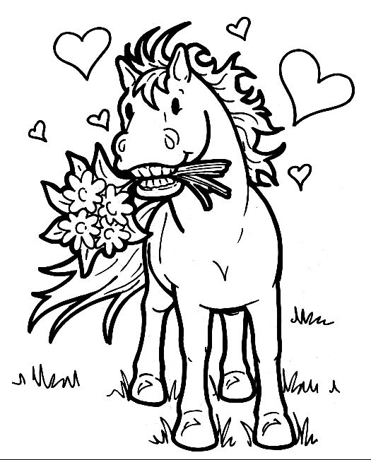 Disegno da colorare: Cavallo (Animali) #2187 - Pagine da Colorare Stampabili Gratuite