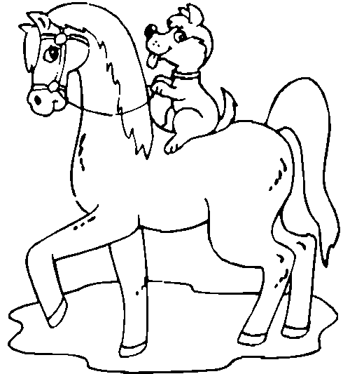 Disegno da colorare: Cavallo (Animali) #2188 - Pagine da Colorare Stampabili Gratuite