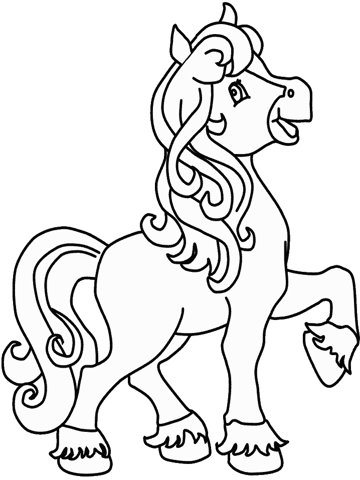 Disegno da colorare: Cavallo (Animali) #2204 - Pagine da Colorare Stampabili Gratuite