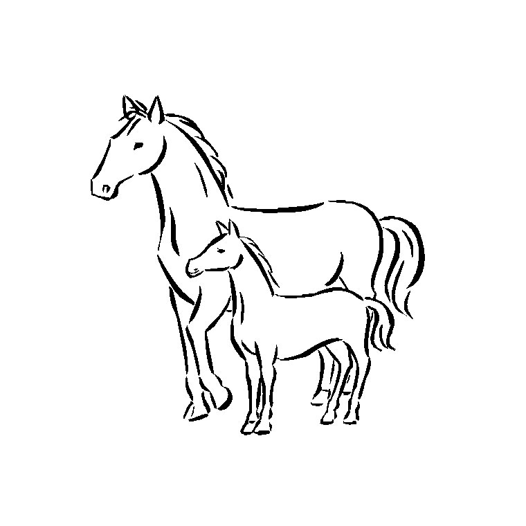 Disegno da colorare: Cavallo (Animali) #2218 - Pagine da Colorare Stampabili Gratuite