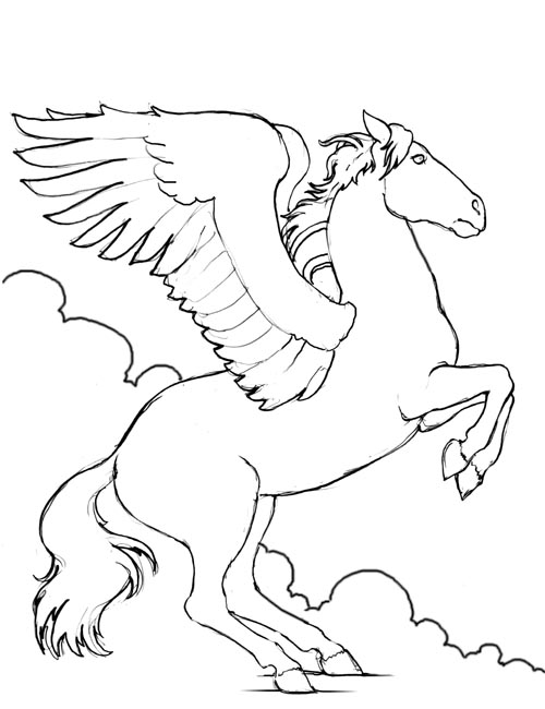 Disegno da colorare: Cavallo (Animali) #2234 - Pagine da Colorare Stampabili Gratuite