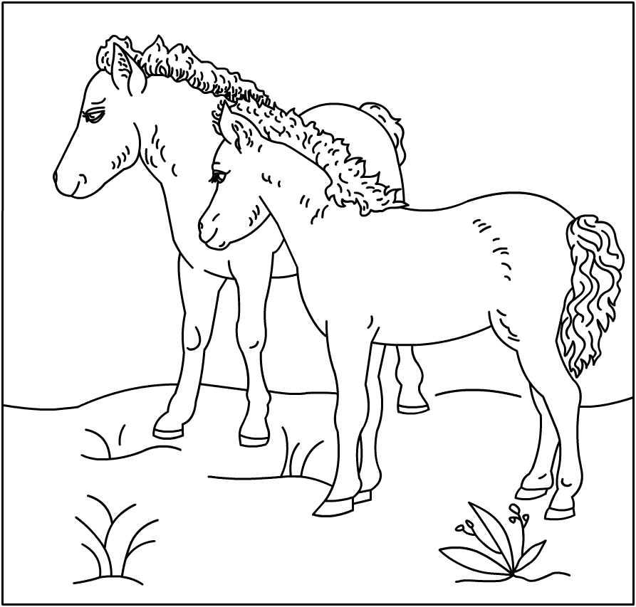 Disegno da colorare: Cavallo (Animali) #2238 - Pagine da Colorare Stampabili Gratuite