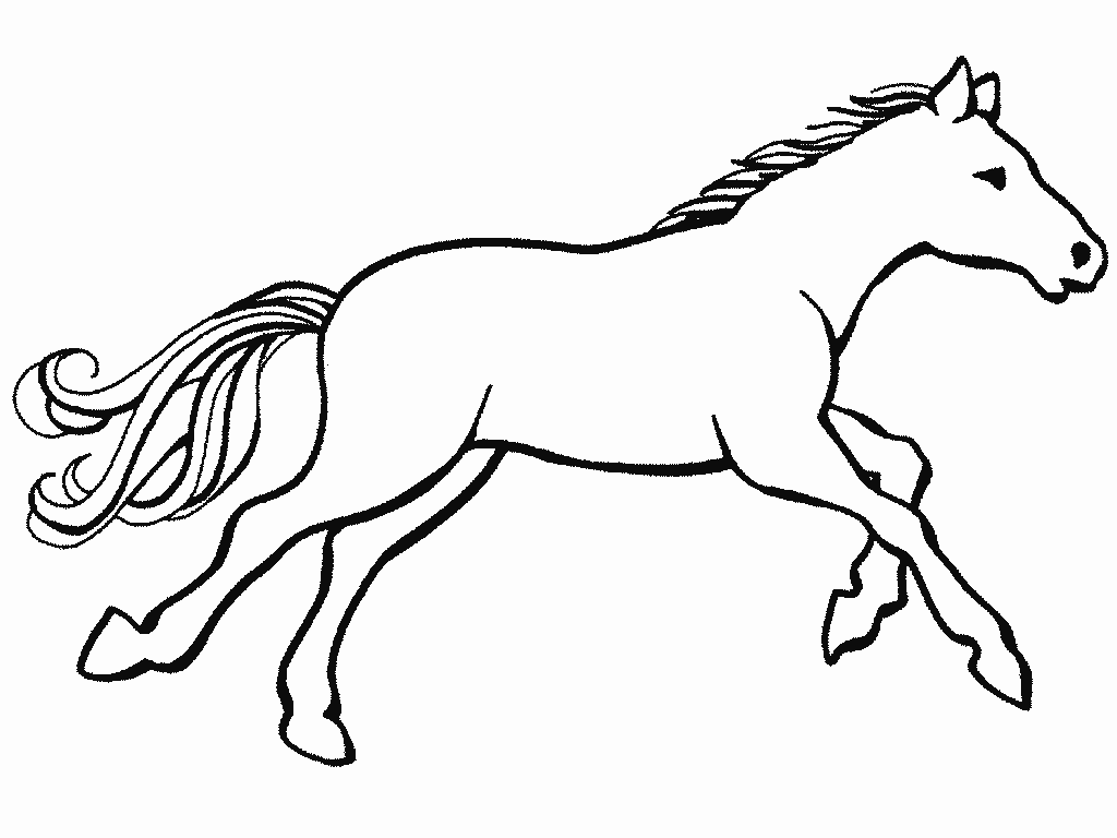 Disegno da colorare: Cavallo (Animali) #2241 - Pagine da Colorare Stampabili Gratuite