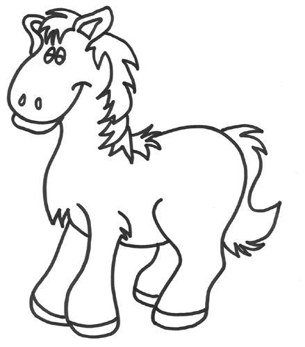 Disegno da colorare: Cavallo (Animali) #2248 - Pagine da Colorare Stampabili Gratuite