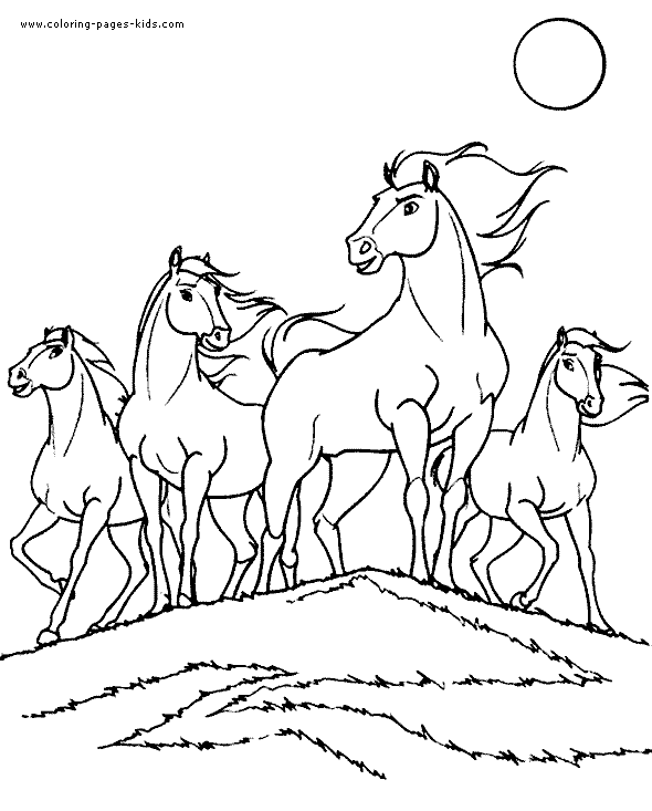 Disegno da colorare: Cavallo (Animali) #2254 - Pagine da Colorare Stampabili Gratuite