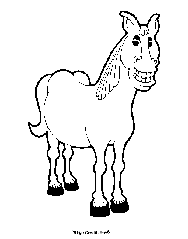 Disegno da colorare: Cavallo (Animali) #2274 - Pagine da Colorare Stampabili Gratuite