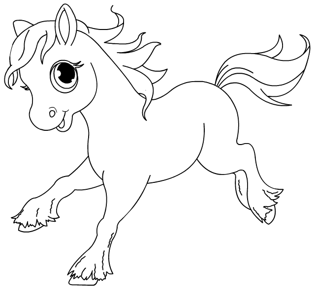 Disegno da colorare: Cavallo (Animali) #2288 - Pagine da Colorare Stampabili Gratuite