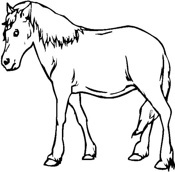 Disegno da colorare: Cavallo (Animali) #2299 - Pagine da Colorare Stampabili Gratuite