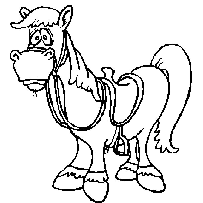 Disegno da colorare: Cavallo (Animali) #2306 - Pagine da Colorare Stampabili Gratuite