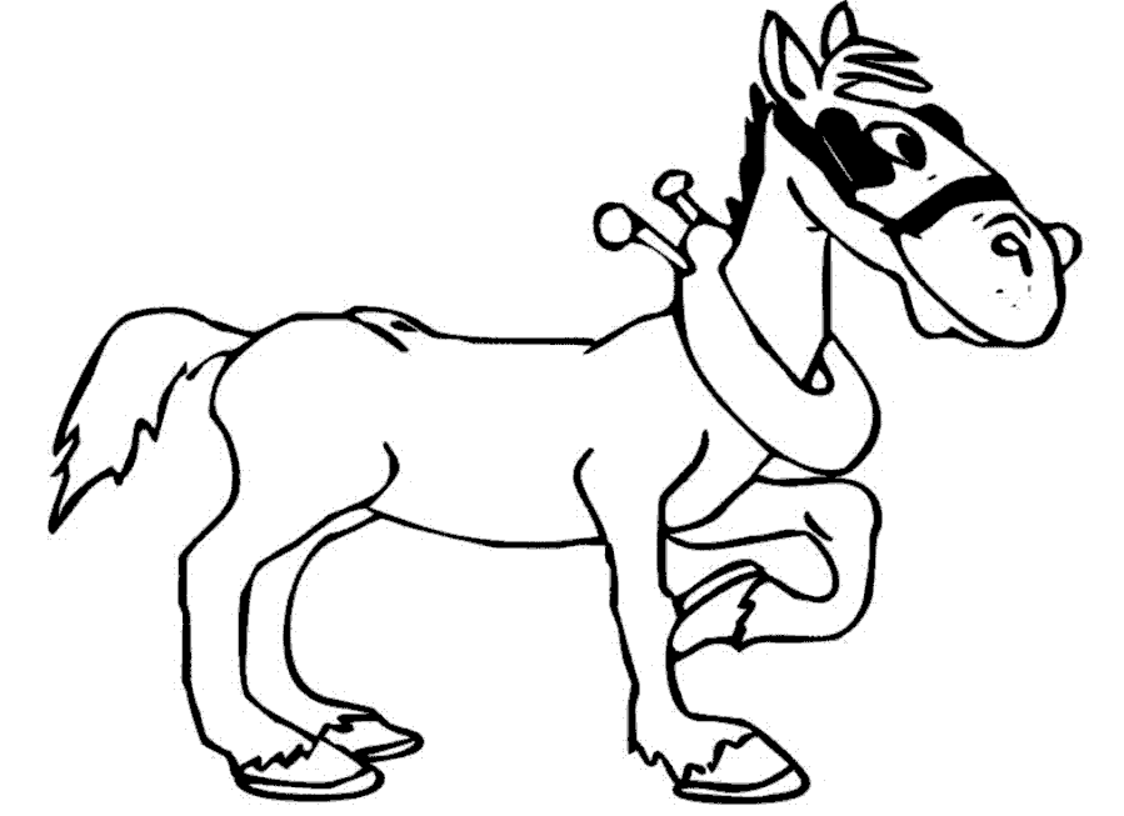 Disegno da colorare: Cavallo (Animali) #2331 - Pagine da Colorare Stampabili Gratuite