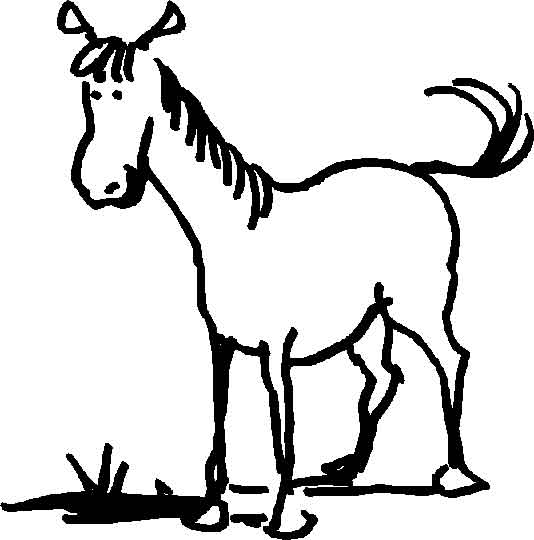 Disegno da colorare: Cavallo (Animali) #2332 - Pagine da Colorare Stampabili Gratuite