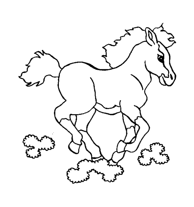 Disegno da colorare: Cavallo (Animali) #2349 - Pagine da Colorare Stampabili Gratuite